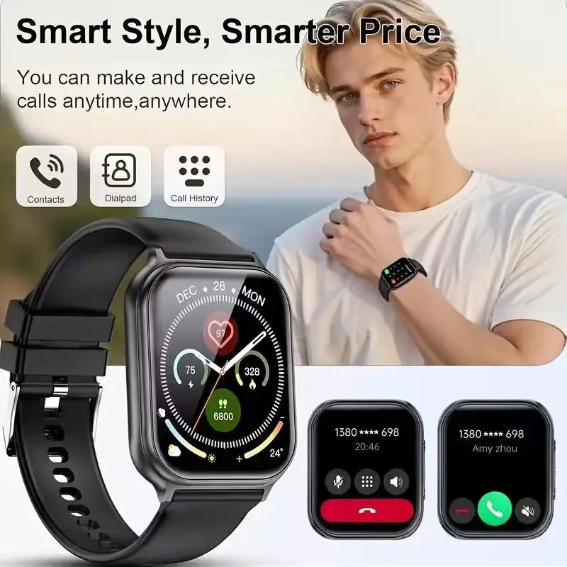 Bluetooth Call Fitness Smart Watch (2026 Model)
