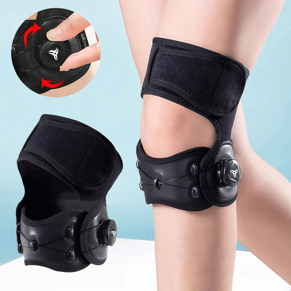 1Pcs Adjustable Knob Patella Knee Brace, Patellar Tendon Support for Men Women, Soccer, Running, Basketball, Tendonitis, Squats