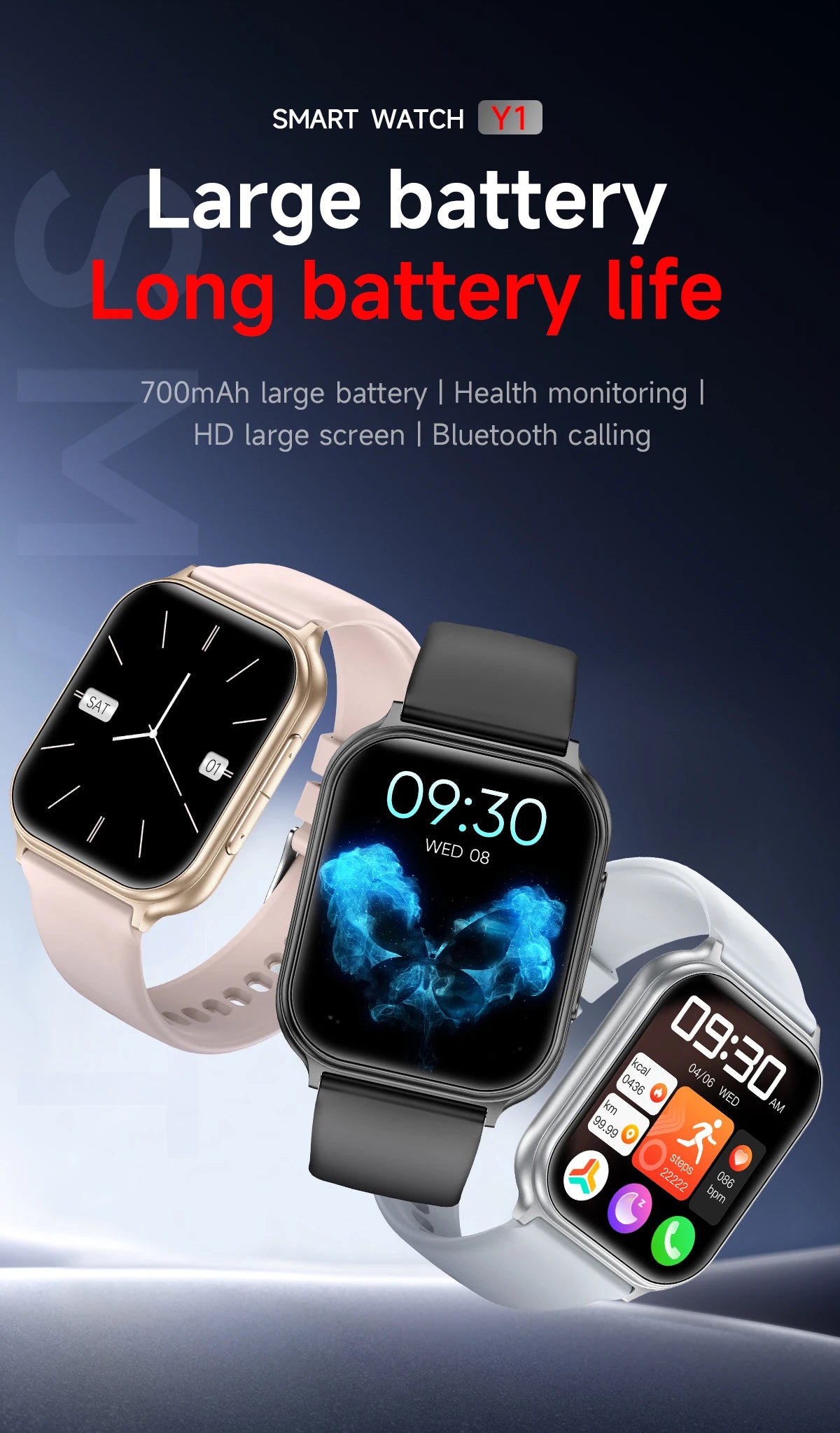 Bluetooth Call Fitness Smart Watch (2026 Model)