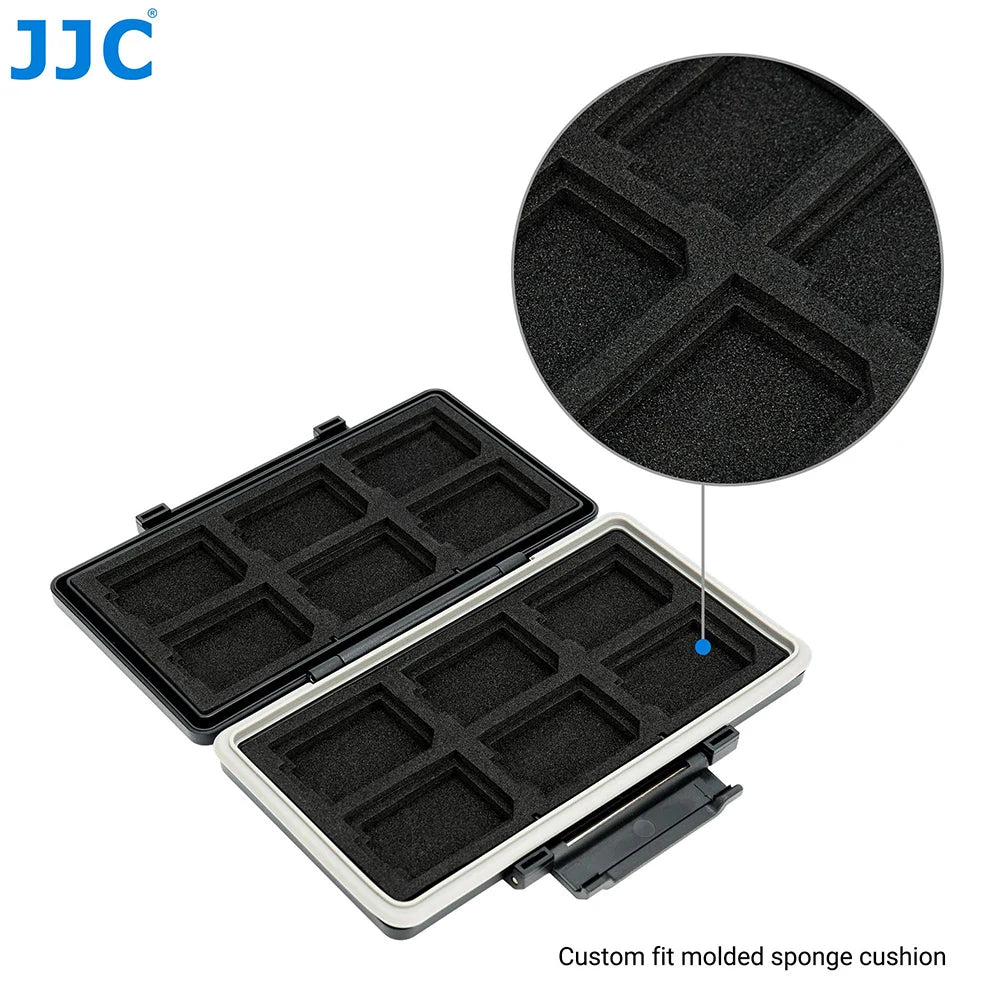 JJC CFexpress Type A Case Waterproof SD Memory Card Case Holder Box for Sony A1 A7RV A7IV A7SIII A9III FX3 FX6 FX30 Card Holder