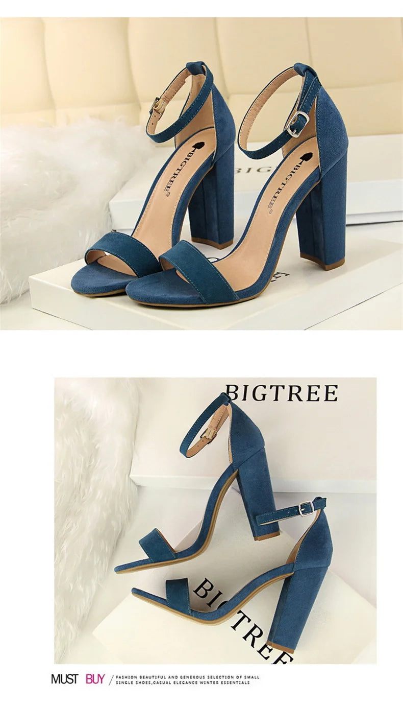 Summer Women’s Gladiator Block Heel Sandals