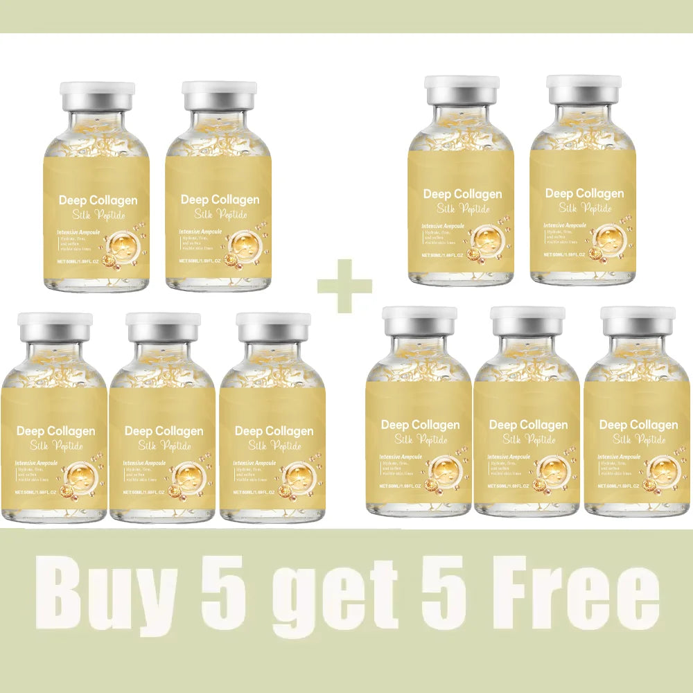Silk Peptide Ampoule | Anti-Aging Serum with Collagen & 30 Peptide Complex for Intensive Lifting, Skin Tightening & Firming
