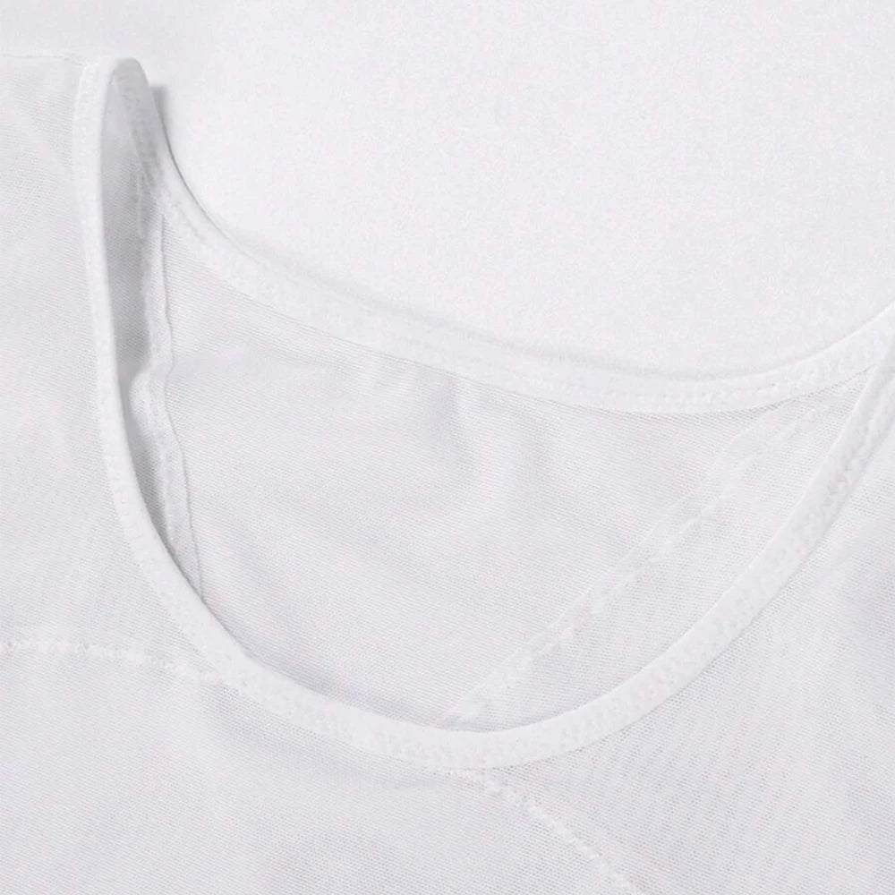 Men's Chest compression shirt to hide gynecomastia moobs slim chest slim belly tank top for Summer