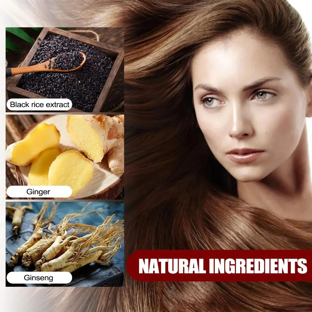 Hair Strengthening Black Essence - Balances Scalp Oil & Unclogs Follicles, Improves Hair Shine.