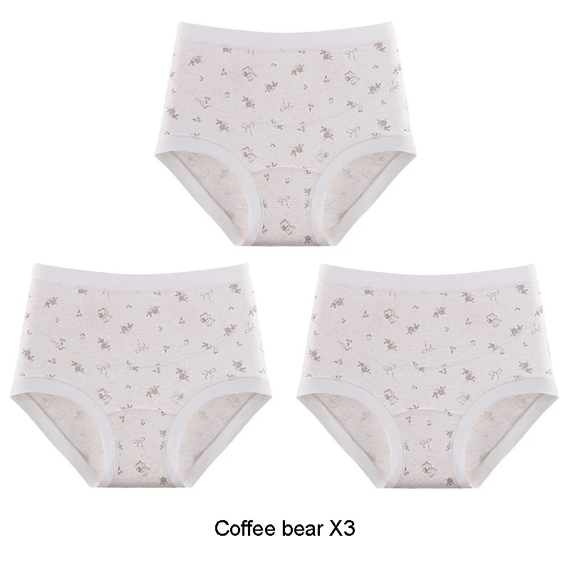 Postpartum Panties Breathable Women's Cotton Briefs Cartoon Intimate Clothes for Women Maternity Underwear Pregnant Panty Gifts