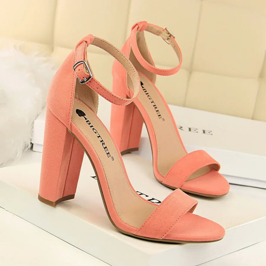 Summer Women’s Gladiator Block Heel Sandals