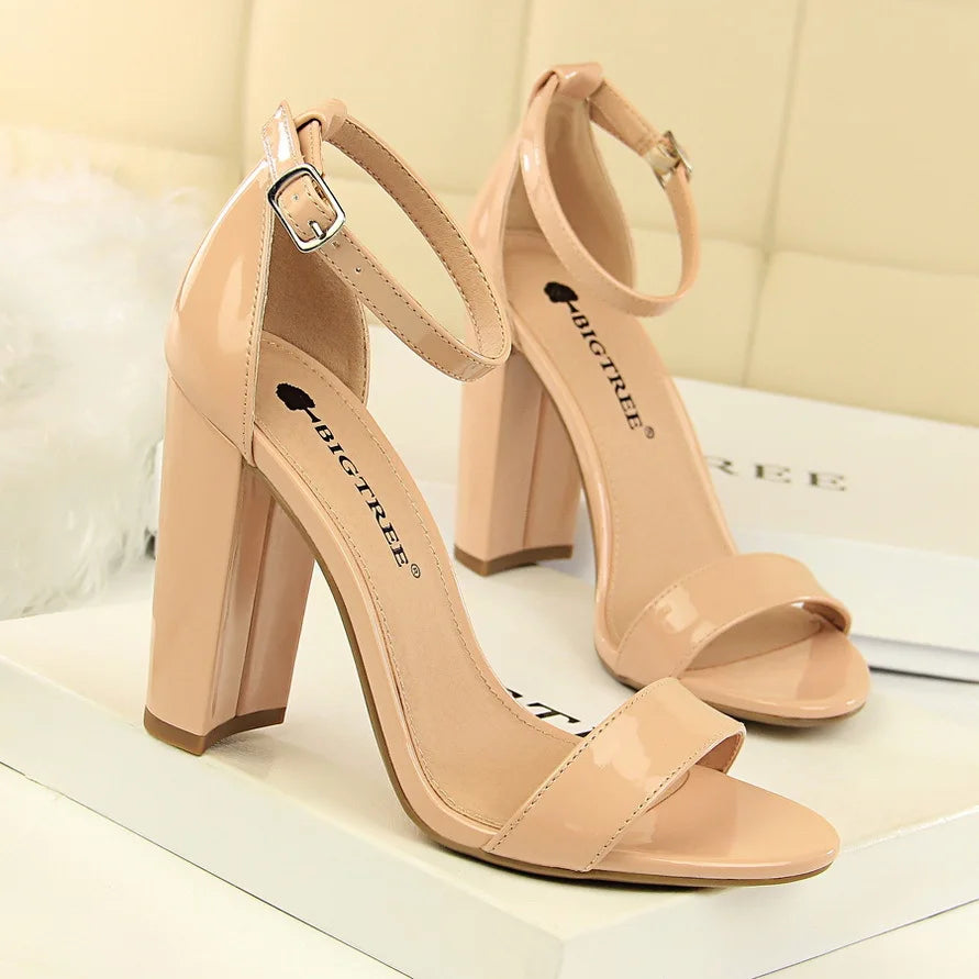 Summer Women’s Gladiator Block Heel Sandals
