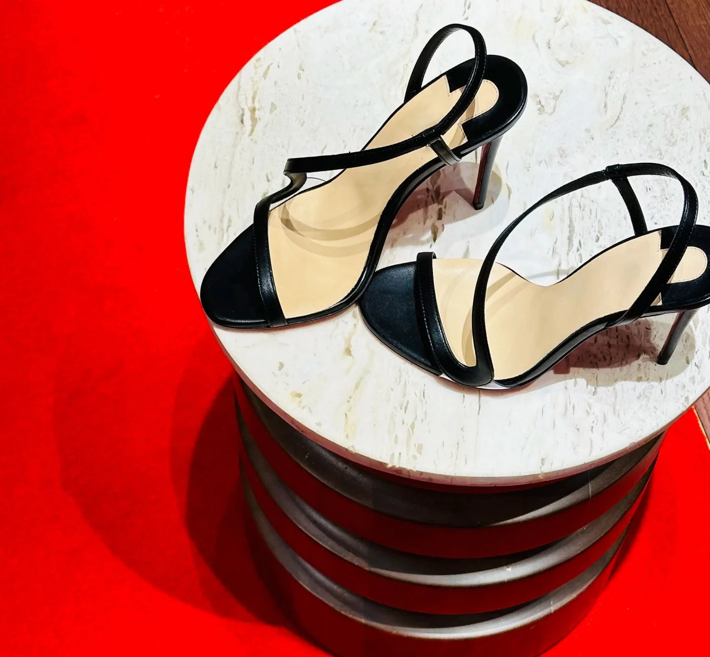 New Multi Color Serpentine Strap Women's Thin Heel Sexy High Heel External Sandals Fashion Sandals