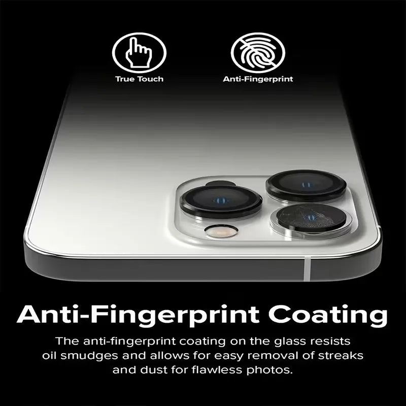 Tempered Glass Camera Lens Protector for iPhone 11/12/13/14/15/16 Pro Max Mini Plus Full Coverage Lens Protection 17 Air 16e 17e