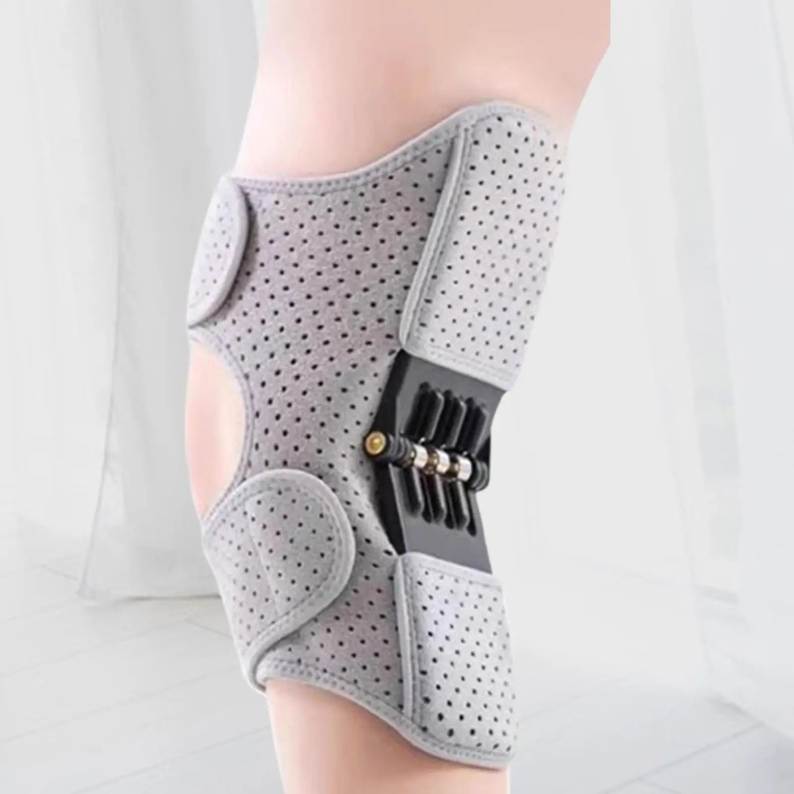 Knee Assistive Device Knee Powerful Brace Joint Support Booster Adjustable Patella Pad Wrap Breathable For Walking Sports Legs