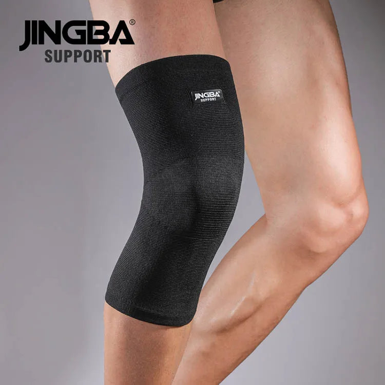 JINGBA SUPPORT Sports Basketball Knee Pads Support Elastic Nylon Knee Brace Volleyball Knee Protector Rodillera Deportiva