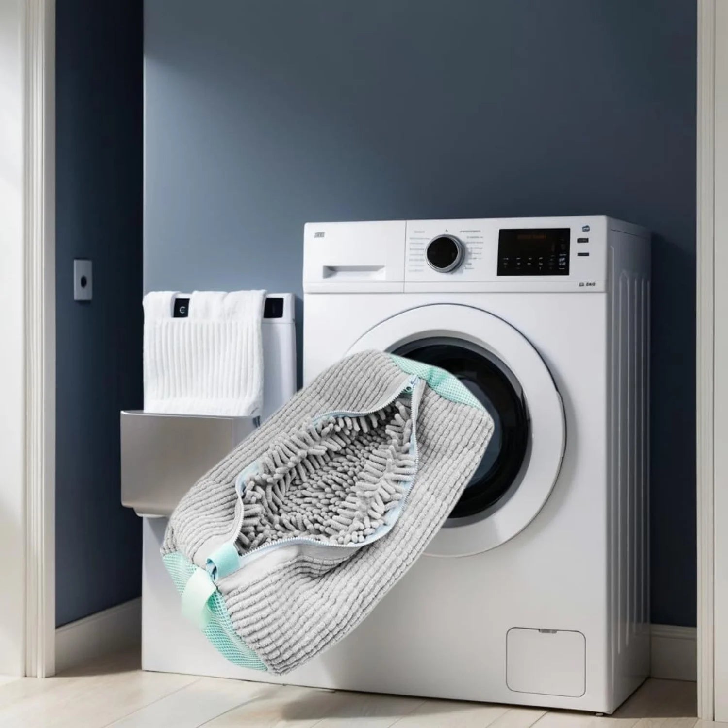 Shoe Washing Machine Bag Laundry Wash Bag for All Shoe Type Ideal for Sneakers Casual Shoes Reusable with Soft Cleaning Bristles