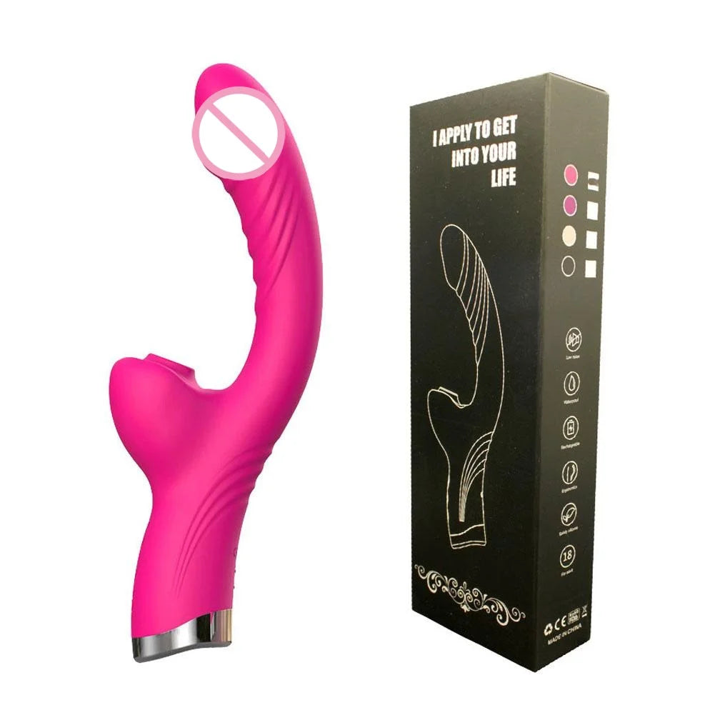 Vibrator For Women 2 In 1 Licking Machine Female G Spot Clitoral Stimulator Vibro Masturbator Goods Adult Women Sex Toys 18+