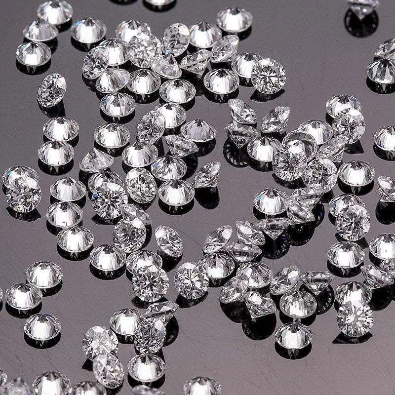 100% Real D Color VVS 3EX Lab Grown Diamond 1.3mm~3.4mm Without Certificate Loose Diamonds Diy For Jewllery Super White Pure