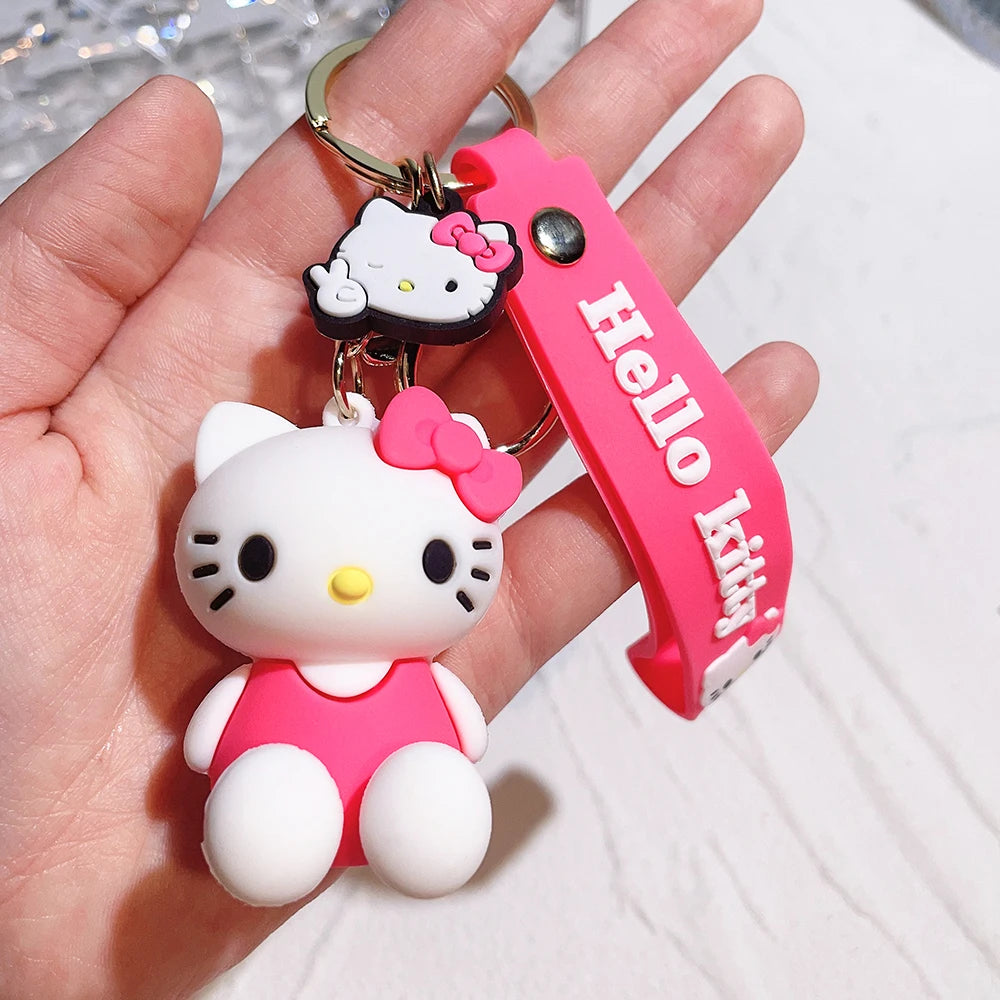 Cute Capybara Animal Keychains For Creative Car Keychain Cartoon Capibala Pendant Women Doll Keyring Charm Holiday Gifts Jewelry