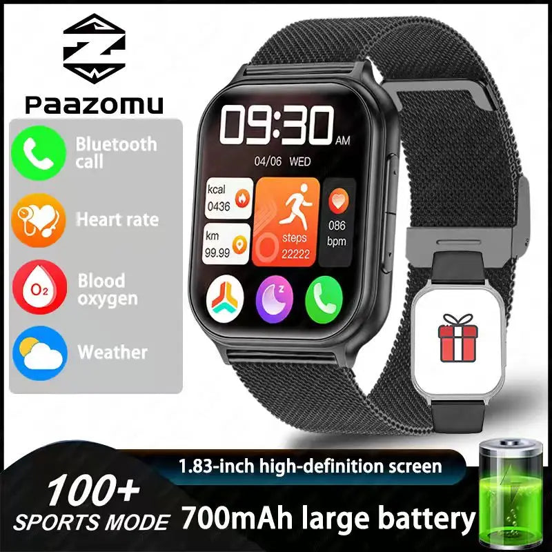 Bluetooth Call Fitness Smart Watch (2026 Model)