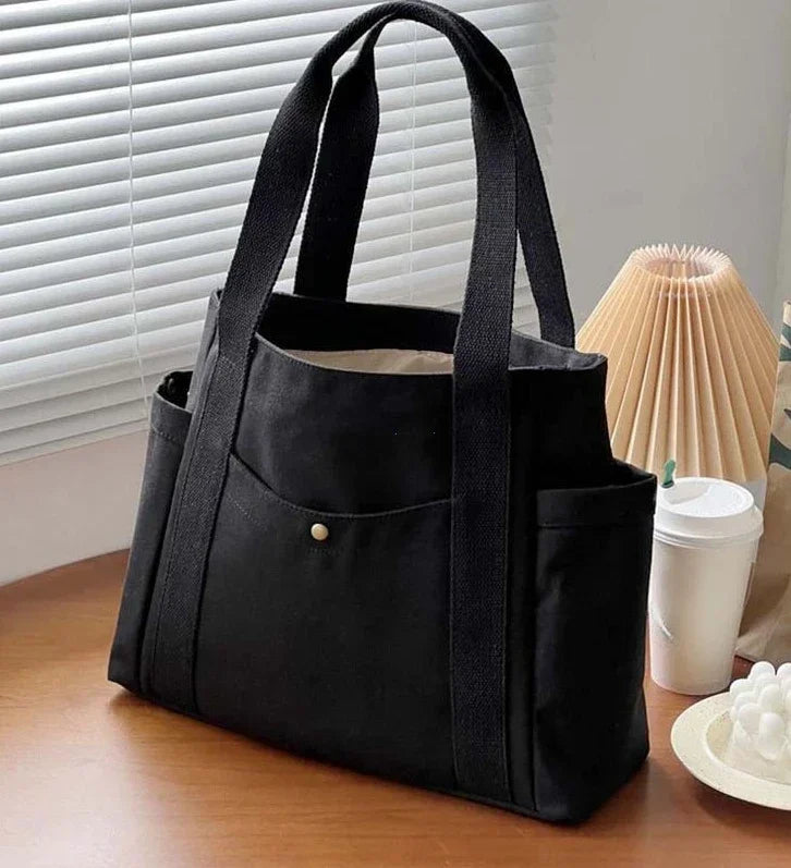=Women’s Casual Canvas Commuter Tote Bag