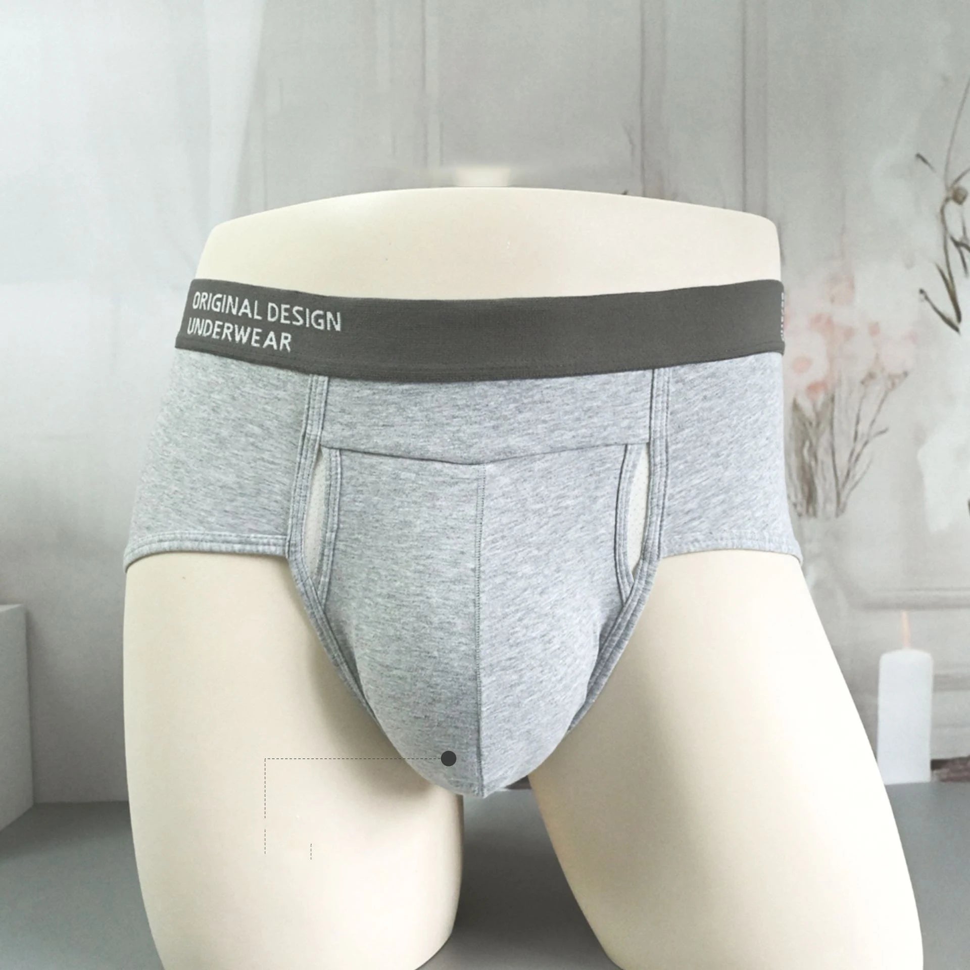 Men's Cotton Briefs High Quality Comfortable Underpants Breathable Soft Underwear Male Large Size U Bulge Pouch Panties Cueca
