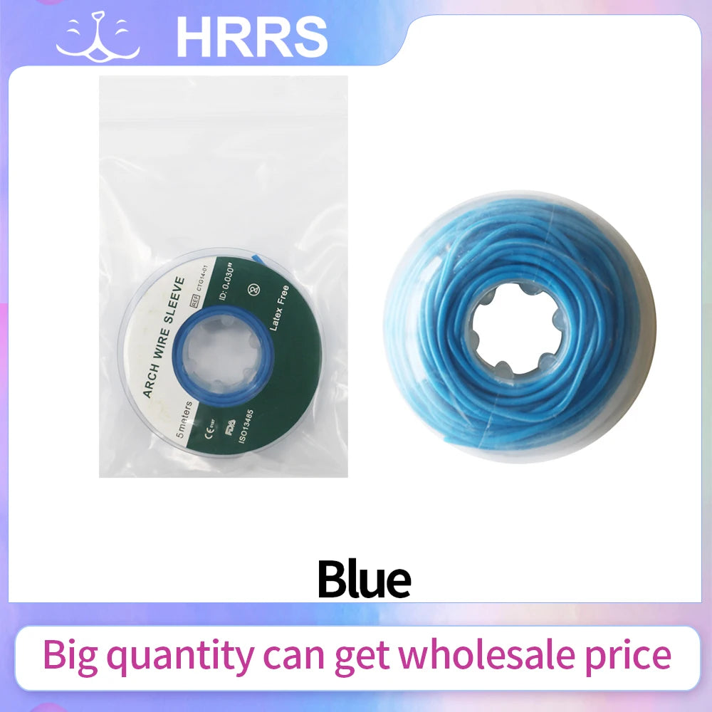 5m/Roll High Quality Dental Orthodontic Arch Wire Protect Sleeve