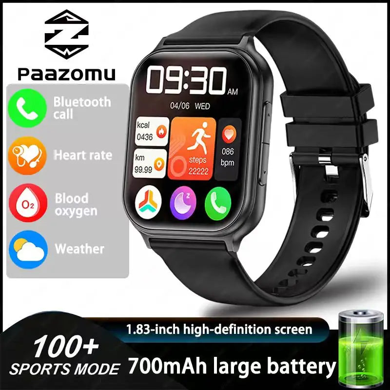 Bluetooth Call Fitness Smart Watch (2026 Model)
