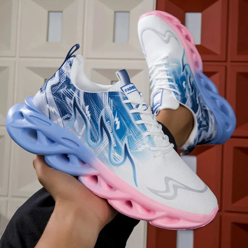 YRZL Running Shoes Men Women Sneakers Casual Sports Shoes Breathable Comfortable Tennis Shoes Woman Sneakers Size 36-45