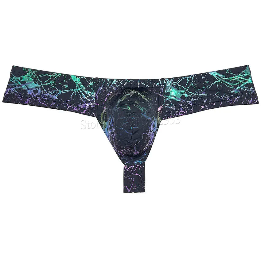 Sexy Men's Soft Wet Look Underwear Pouch Enhancing Underpants Hipster Mini Bikini Boxer Briefs