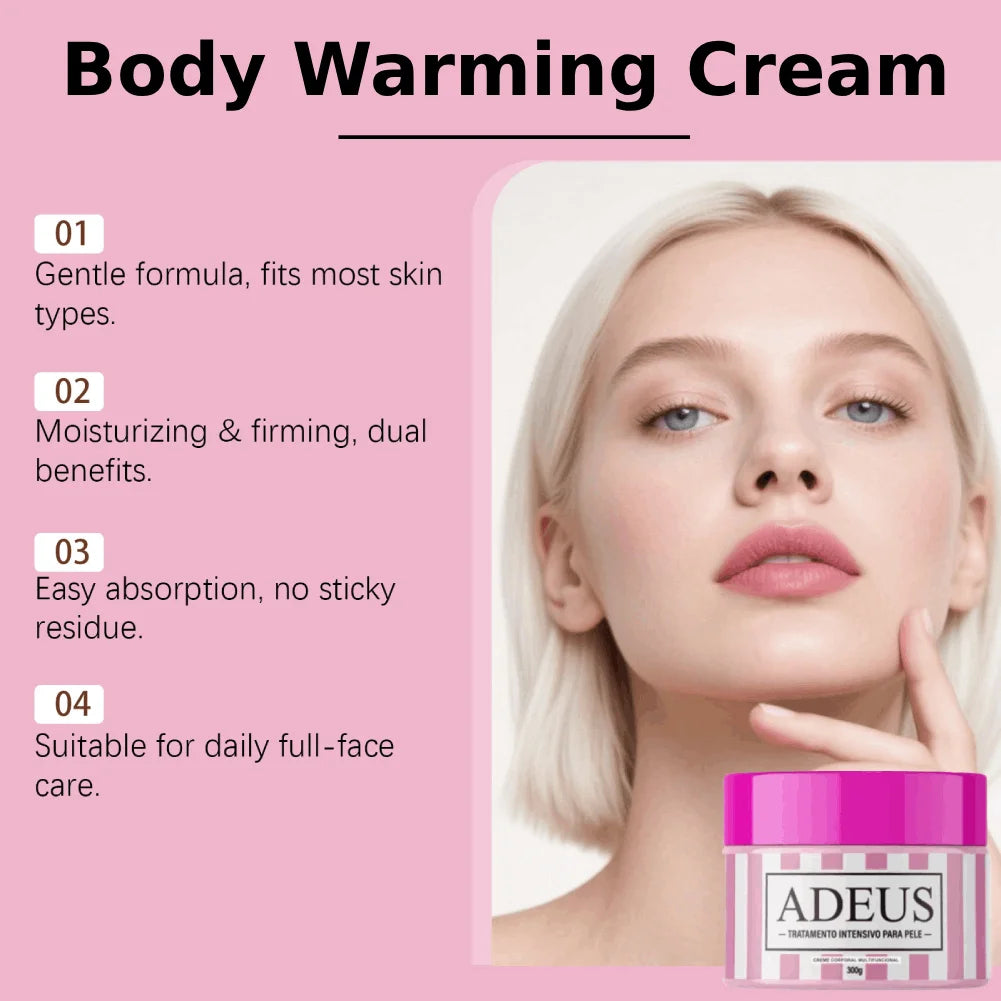 ADEUS Body Warming Cream Quickly Raises Skin Temperature Lasting Fragrance Non-greasy Relieving Muscle Stiffness Body Cream