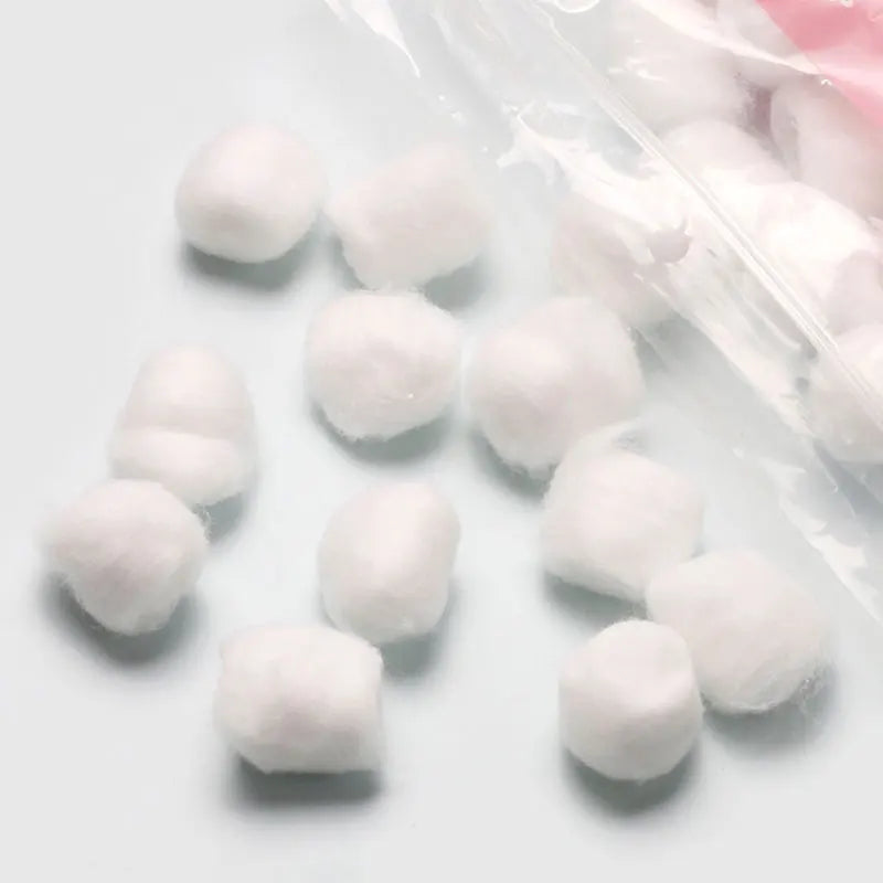 100Pcs/Pack Nail Polish Remover Cotton Wool Balls Cleaning Tool Nail Art Cleaner Manicure Tools