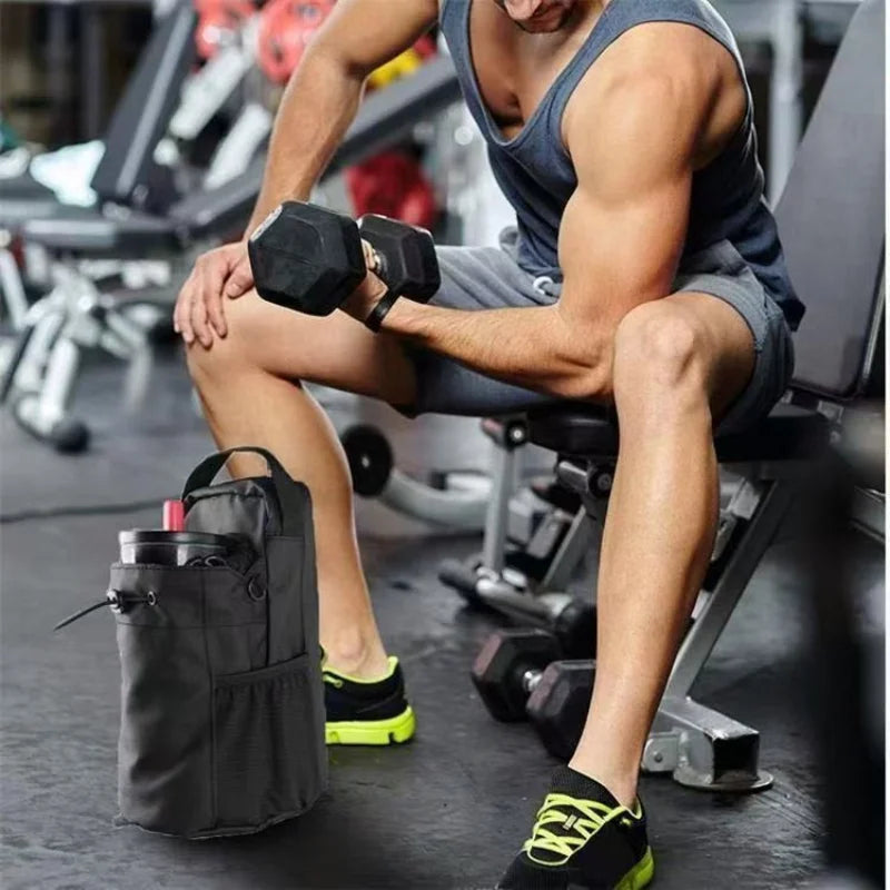 Super Strong Magnetic Gym Bag For Phone Water Bottle Portable Fitness Storage Sports Accessories Large Capacity Carrier