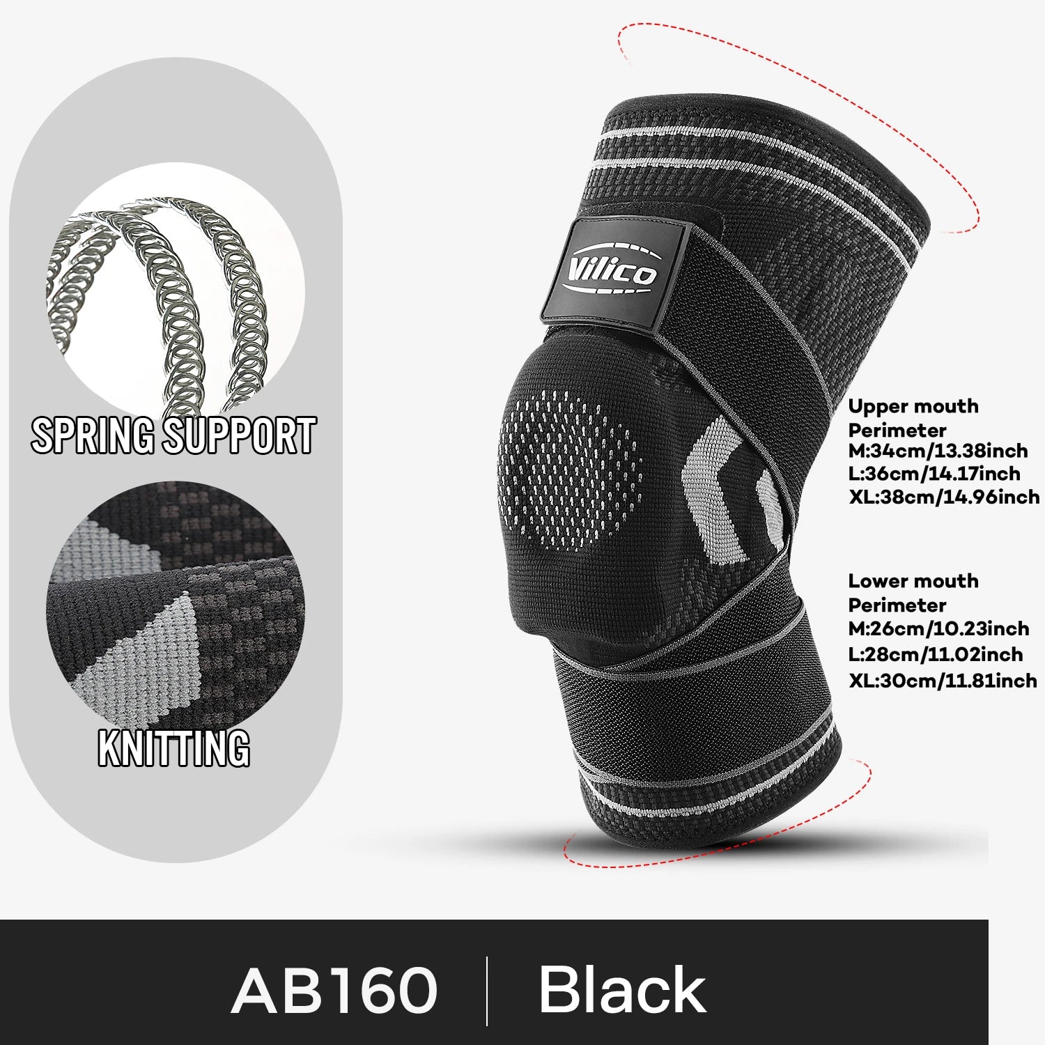 1PC Knee Brace Compression Knit Knee Pad For Sports Quickly Absorb Perspiration Keep Knees Warm Knee Boosters Breathable Support