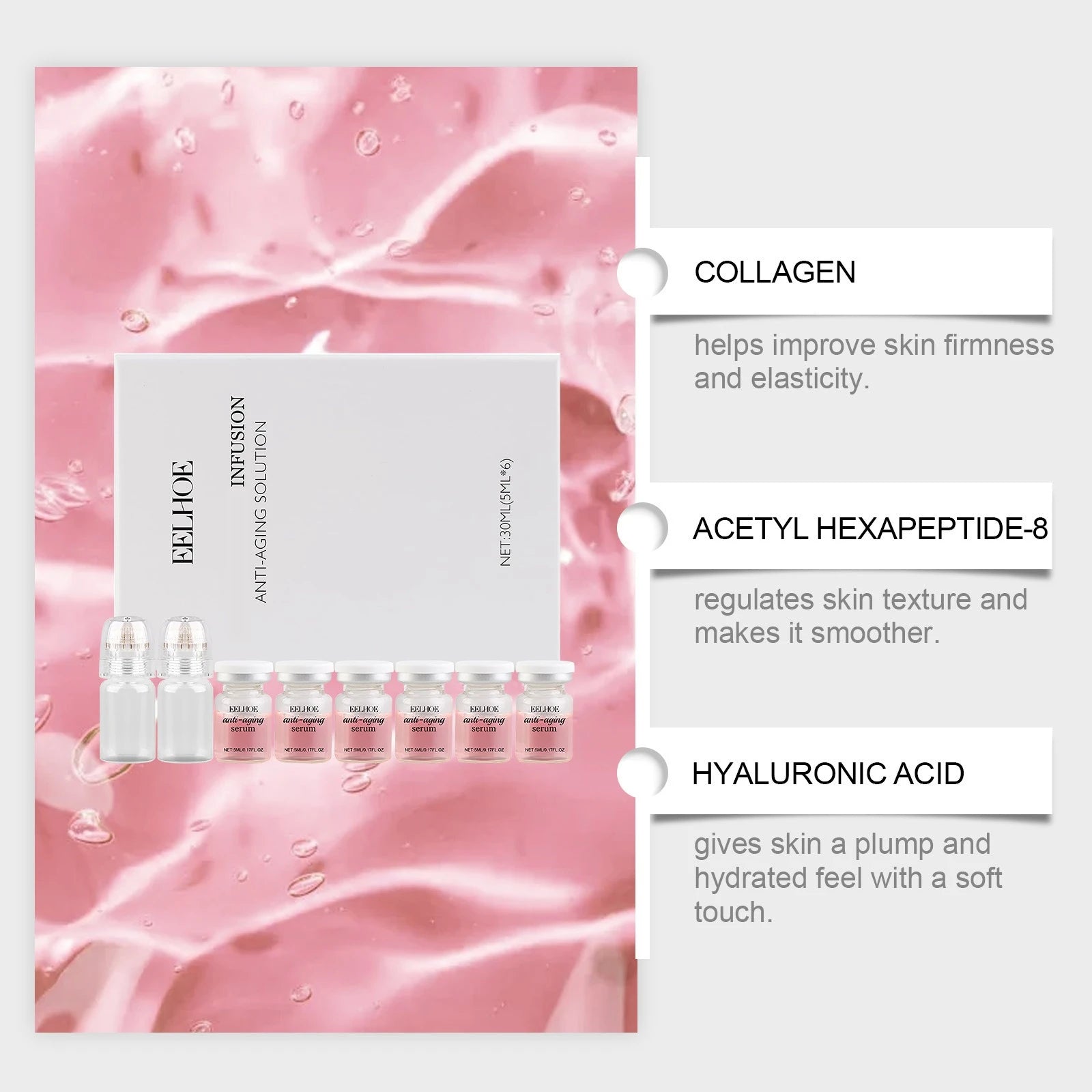 2 Tool+ 6 Bottle Korea Moisturizing Renewal Set Moisturizing and Firming Skin Improvement Fine Line Daily Care essence
