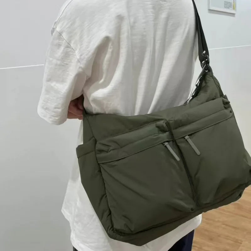 Spring and summer canvas bag women's new hot selling women's bag Youjia high-end sense one-shoulder crossbody bag light luxury n