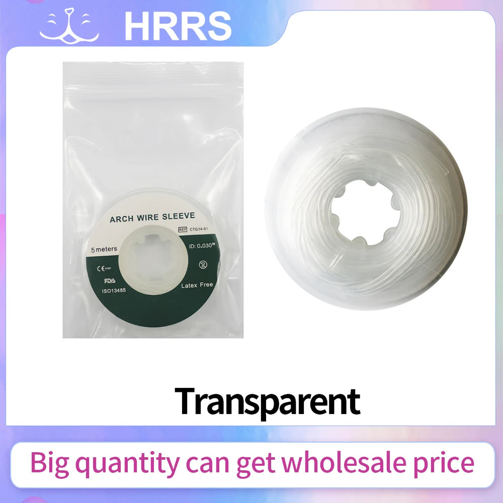5m/Roll High Quality Dental Orthodontic Arch Wire Protect Sleeve