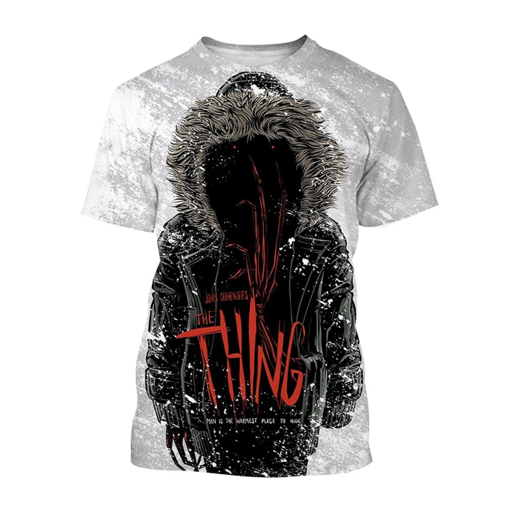 Summer hot selling trend breathable short sleeved T-shirt fun 3D printed printed street wear comfortable short sleeved top