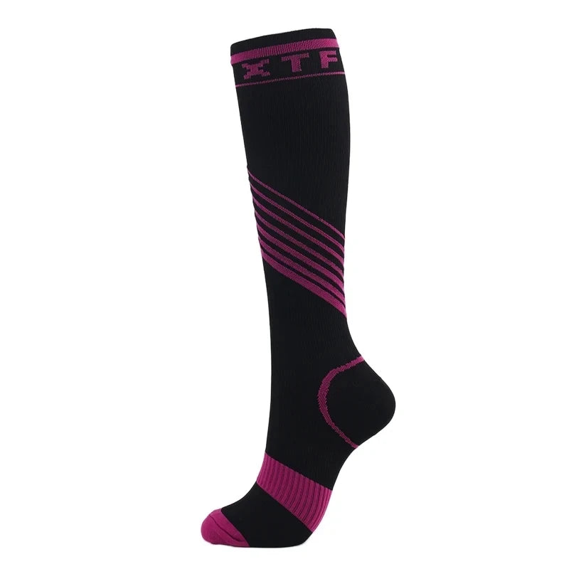 Varicose Compression Socks For Men Women Basketball Fitness Marathon Sports Socks For Doctors Swelling Diabetes Anti Fatigue New