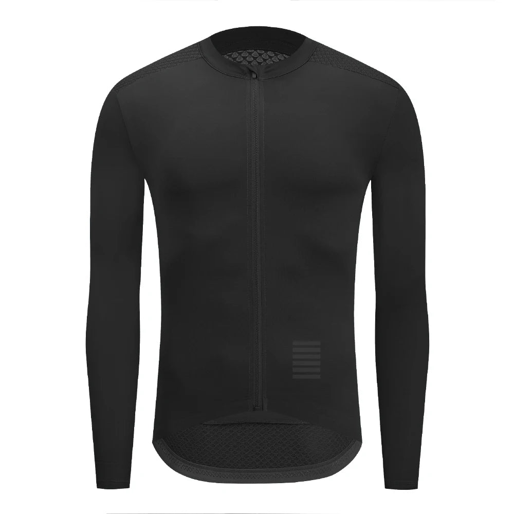 YKYWBIKE Men's Cycling Jersey Long Sleeve Bicycle Full Sleeve Jersey Breathable Road Bike Shirt Pro Team MTB Riding Clothes