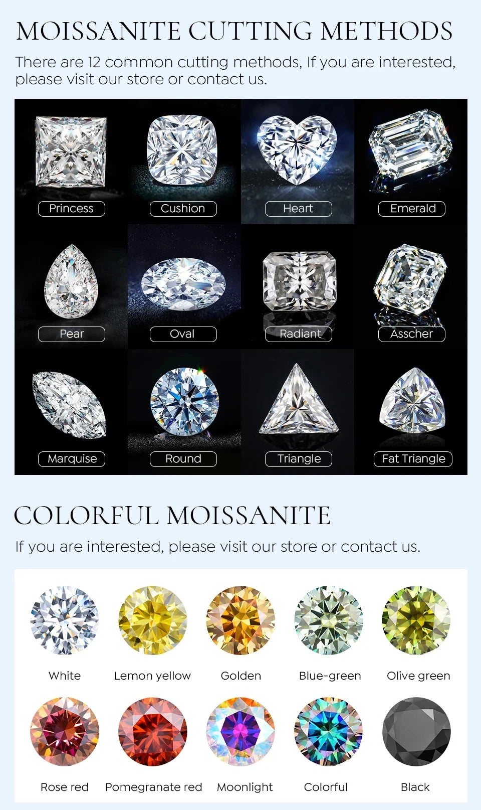 GRA 100% Real 1CT 6.5MM Lab Moissanite Diamond Ring finger Ring For Women 925 Sterling Silver Wedding Luxury fine Jewelry