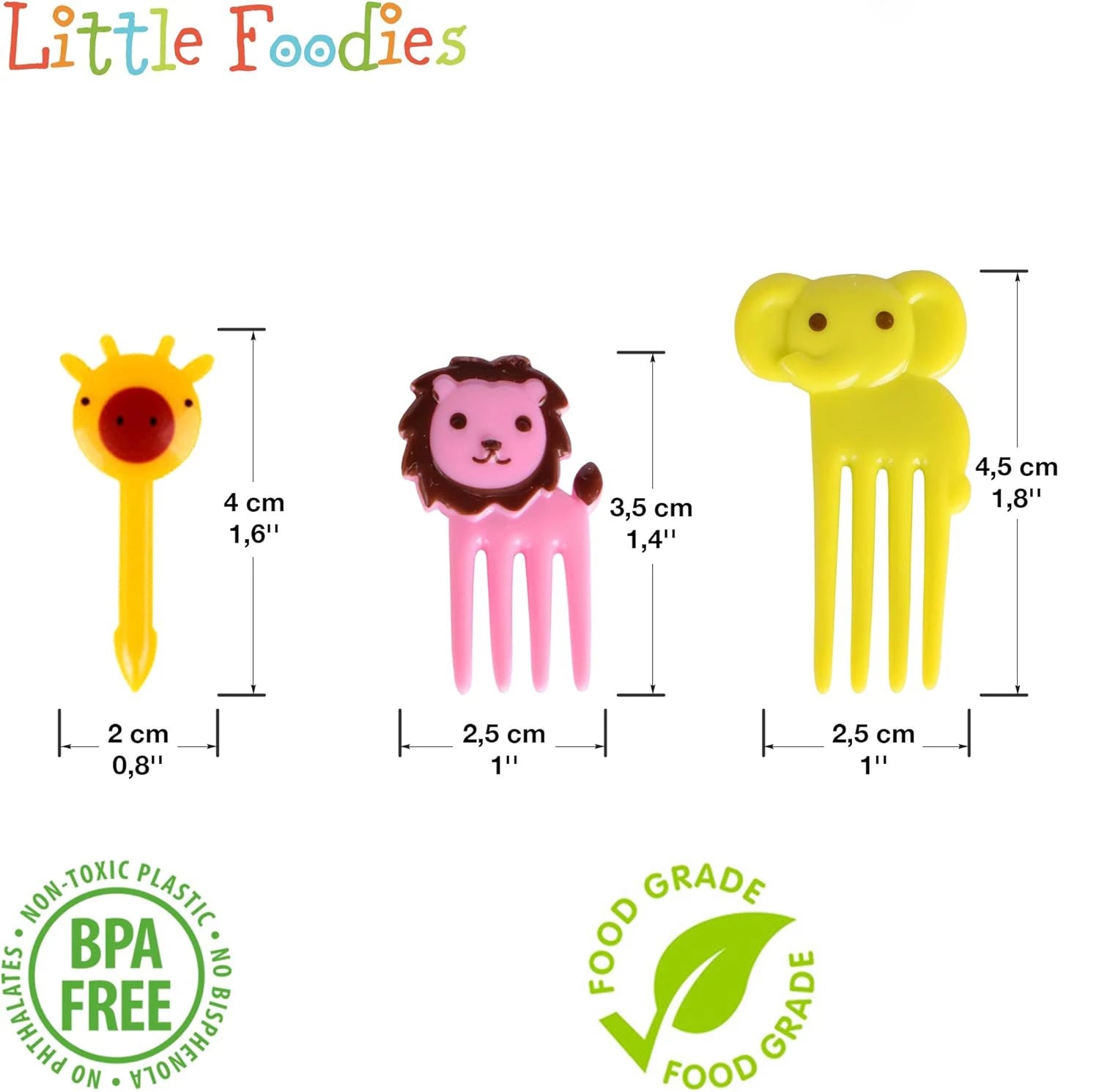 30Pcs Animal Food Selection, Reusable Cute and Fun Cartoon Animal Fruit Food Toothpicks, Fruit Salad Forks, Bento Box Accessorie