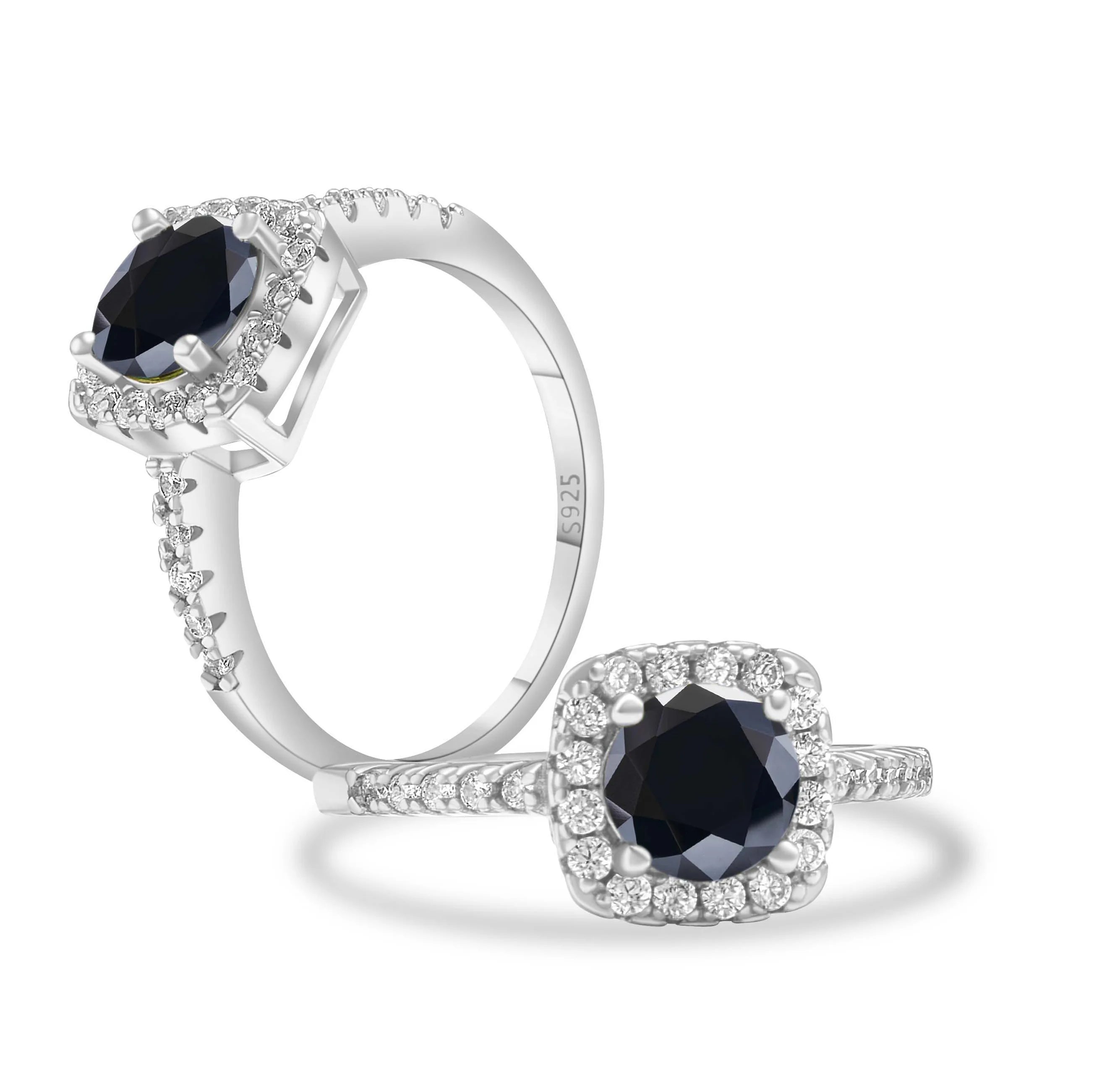 GRA 100% Real 1CT 6.5MM Lab Moissanite Diamond Ring finger Ring For Women 925 Sterling Silver Wedding Luxury fine Jewelry