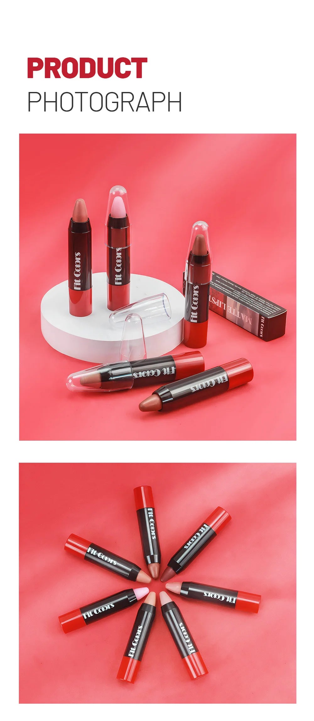 Matte Brown Lip Liner Pencil Lip Outline Contouring Lasting Waterproof Lipstick Crayon Pigments Moisturizing Lip Balm Cosmetics