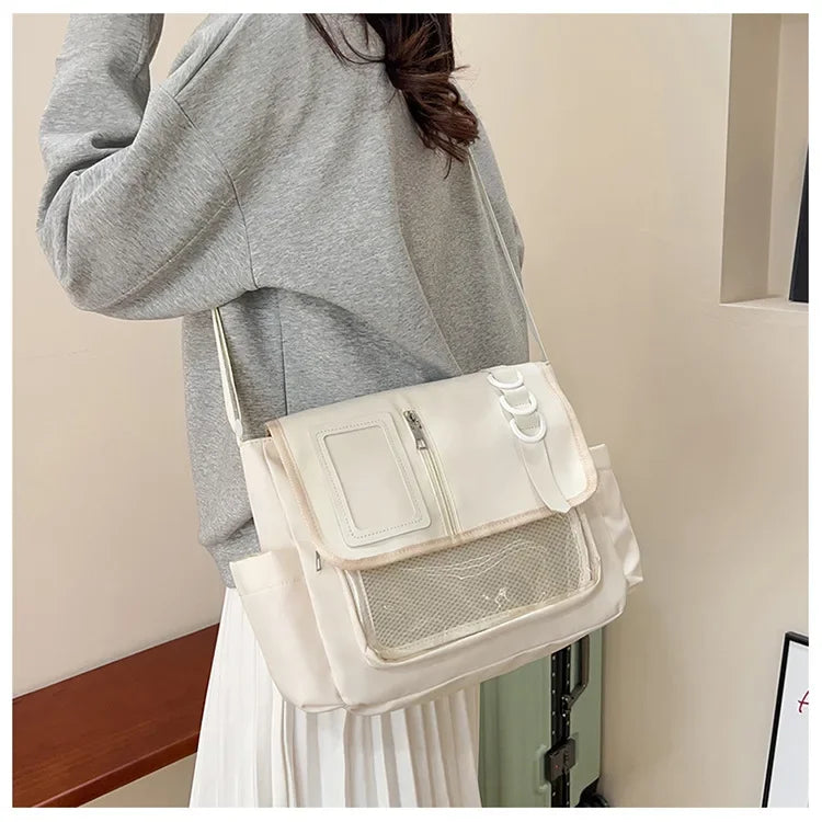 Y2K Fashion Transparent Ita Bag Backpack Style