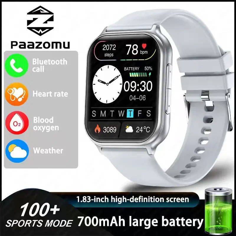 Bluetooth Call Fitness Smart Watch (2026 Model)