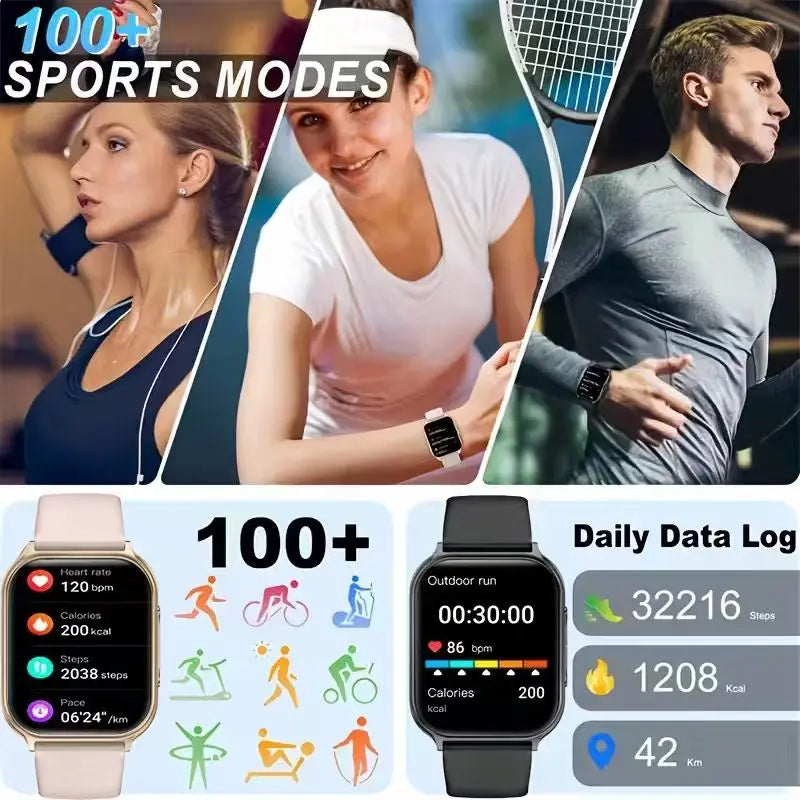 Bluetooth Call Fitness Smart Watch (2026 Model)