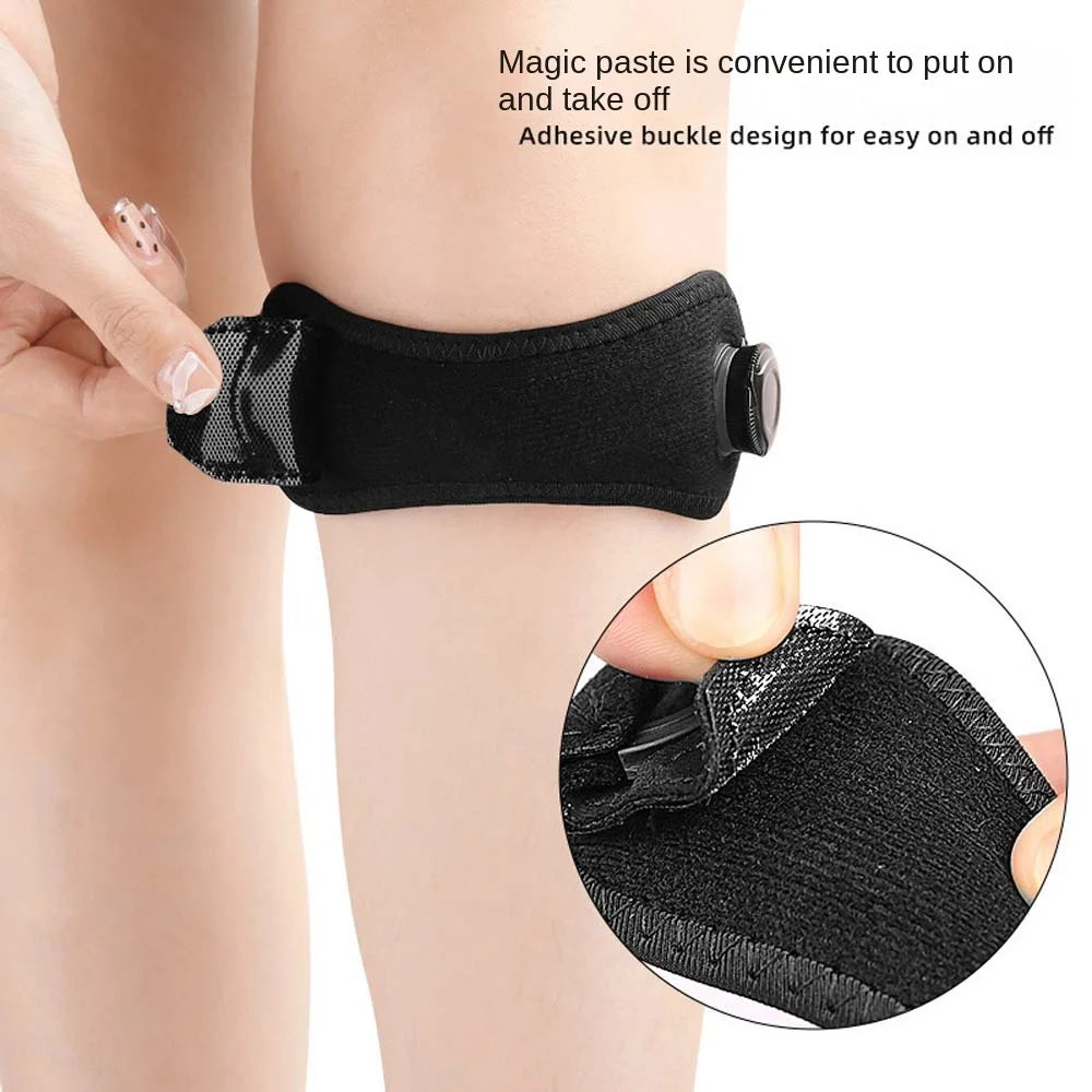 Adjustable Knob Sports Knee Guard Band Protecting Meniscus Tendon Injury Patellar Strap Knee Pads Prevent Ligament Strain
