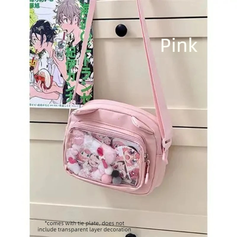 Y2K Fashion Transparent Ita Bag Backpack Style