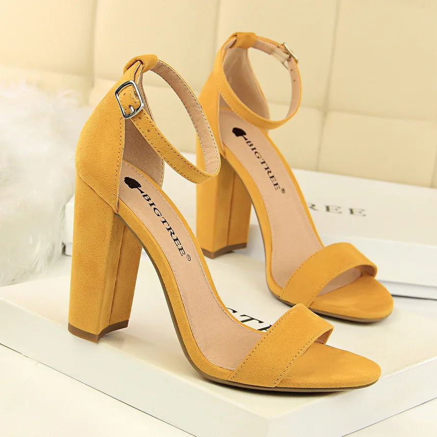 Summer Women’s Gladiator Block Heel Sandals