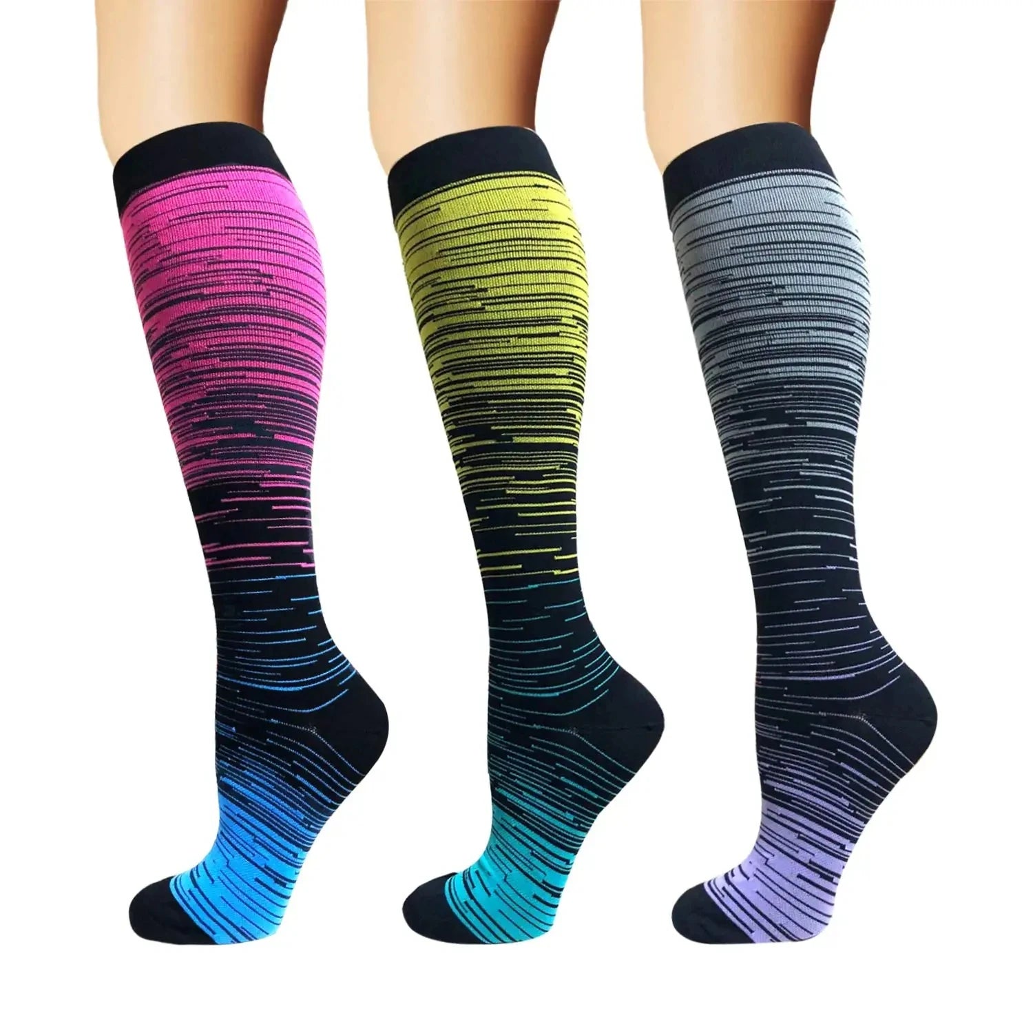 Varicose Compression Socks For Men Women Basketball Fitness Marathon Sports Socks For Doctors Swelling Diabetes Anti Fatigue New