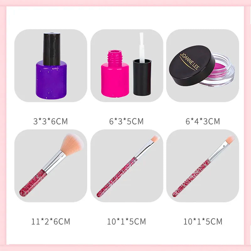 Kids Toys Simulation Cosmetics Set Pretend Makeup Toys Girls Play House Simulation Make up Educational Toys for Girls Fun Game