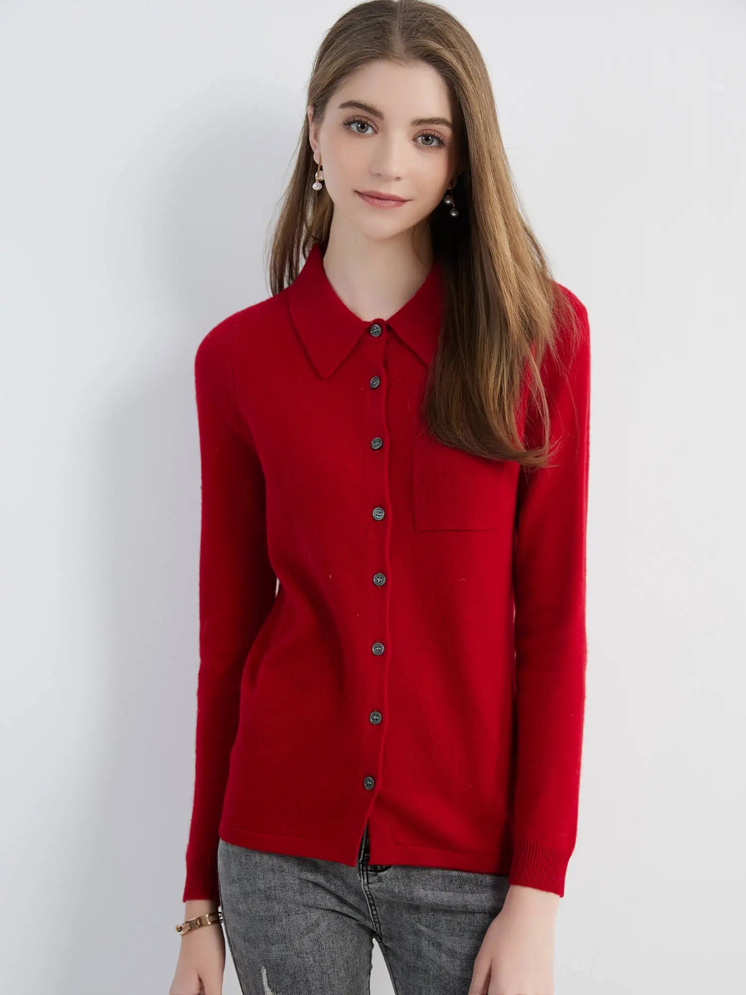 Cardigan for Women Tops Sweater Knitwears Cardigans Knit Coat 100% Wool 2023 Spring Vintage Jumper Jacket Clothes Korean Fashion