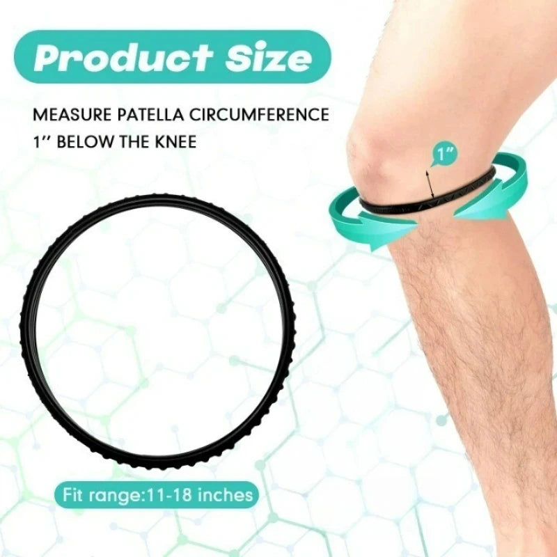 Sport Knee Brace Silicone Patellar Tendon Support Straps Flexible Knee Band Patellar Stabilizer for Basketball